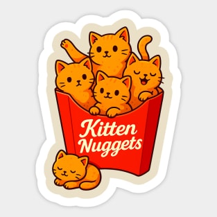 Kitten Nuggets Sticker